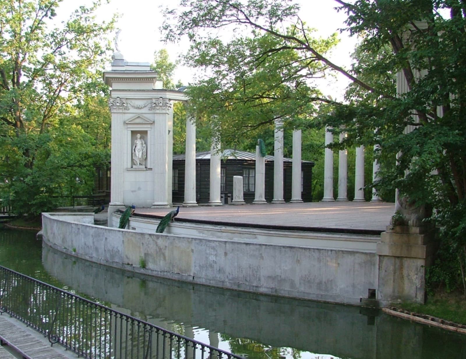 Lazienki Park in Warsaw