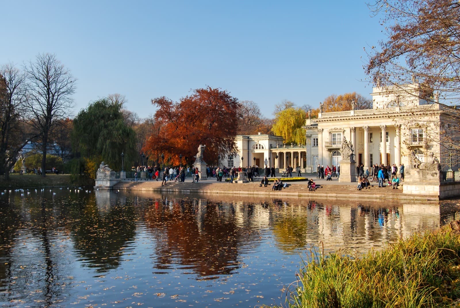 Palace on the Isle in Lazienki Royal Baths Park in Warsaw